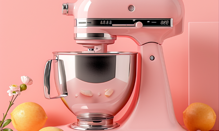 Keukenmachine roze 