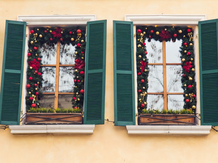 Kerstsfeer raamdecoratie