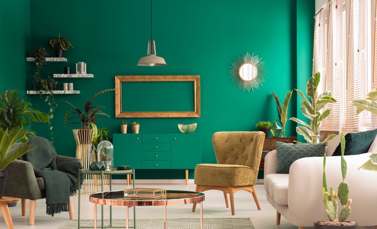 Slaapkamer inspiratie: groen, petrol en paars