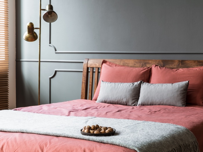 roze slaapkamer ideeën