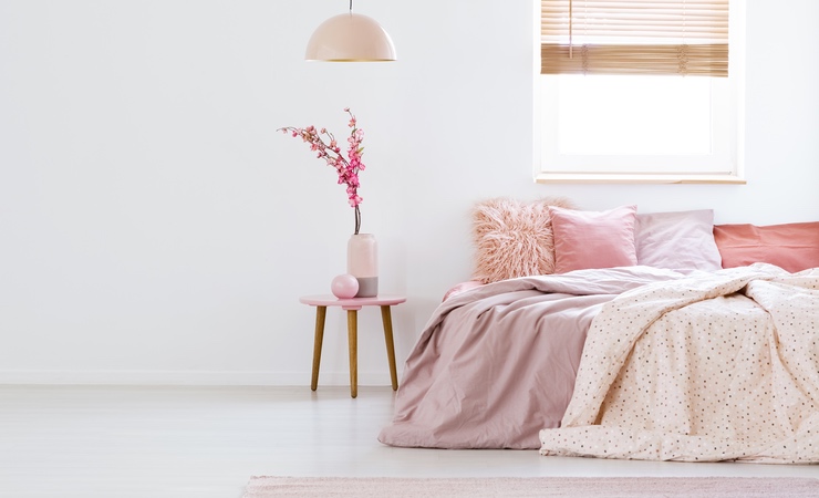 Roze slaapkamer ideeën: liefde, energie en passie
